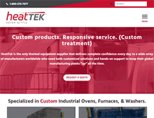 Tablet Screenshot of heattek.com